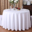 Solid Color Round Tablecloth for Events
