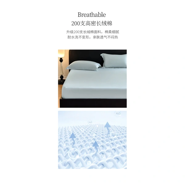 Light Luxury Long-Staple Cotton Bed Sheets
