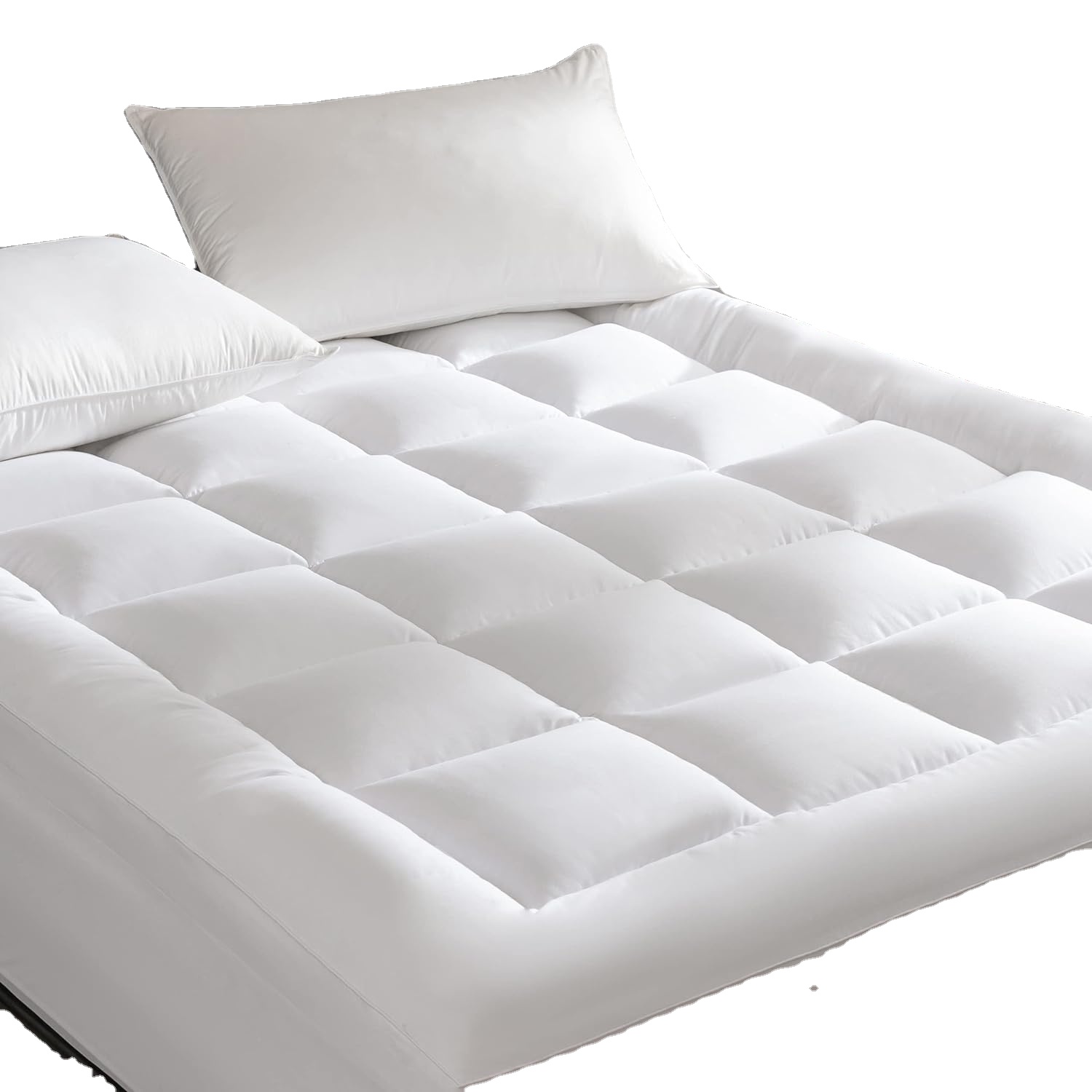 Luxury Cooling Mattress Pad Topper with Pillow Top