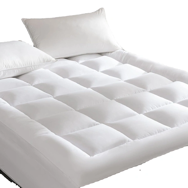 Luxury Cooling Mattress Pad Topper with Pillow Top