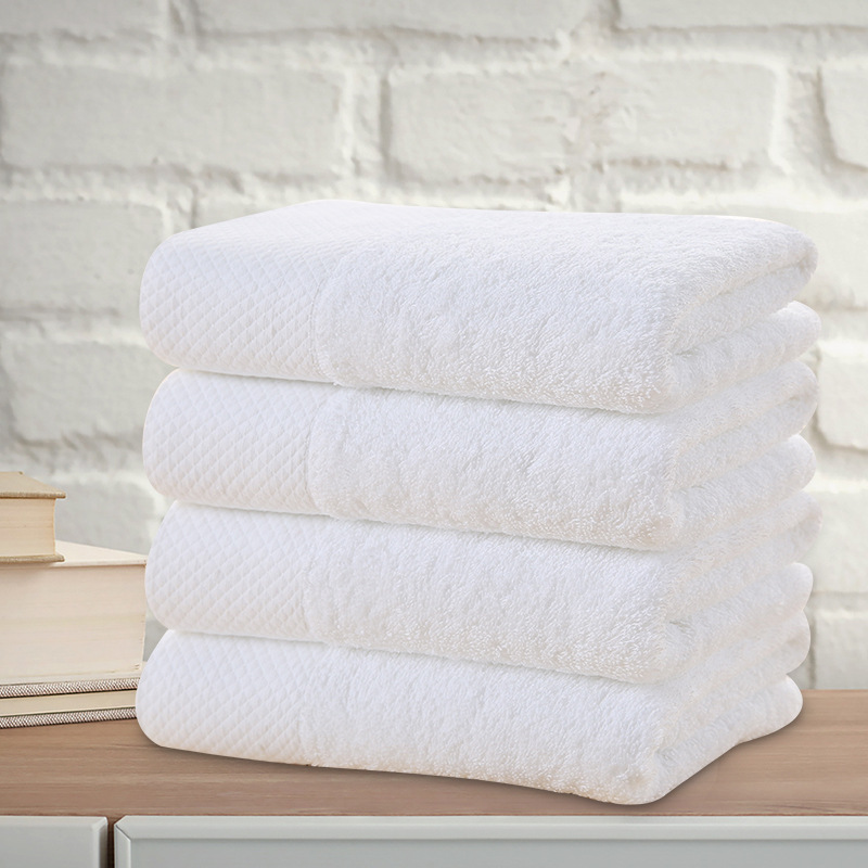 Luxury 16S Platinum Satin Border Bath Towel - Runchao