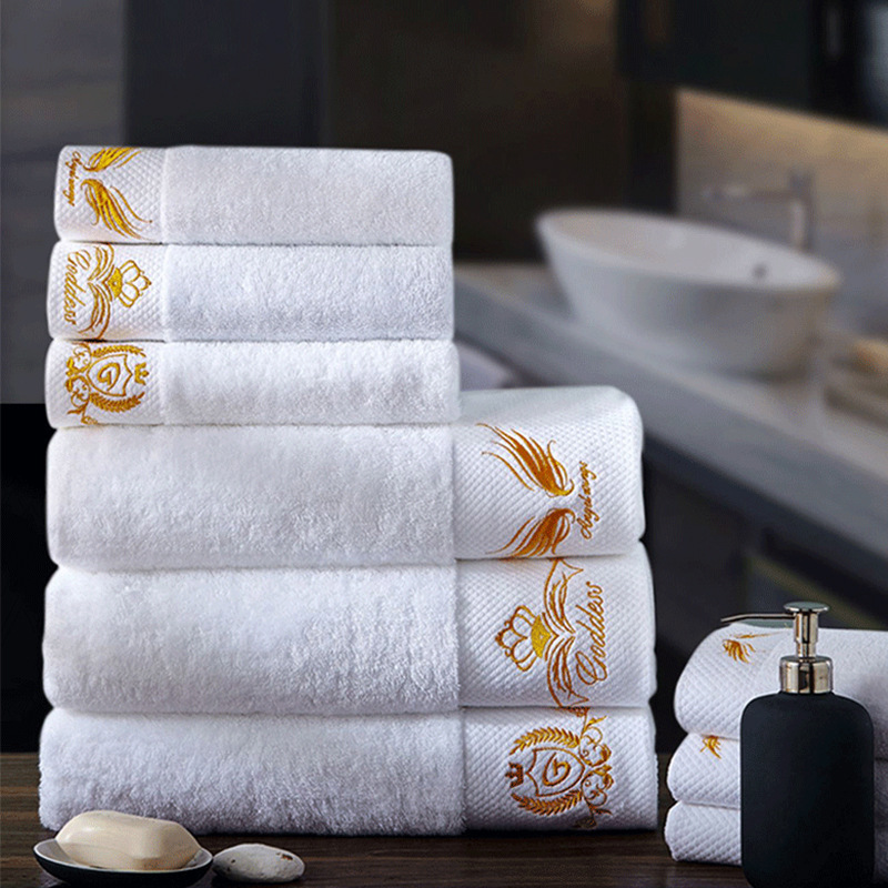 Wholesale Cotton Bath Towels Set for Salons