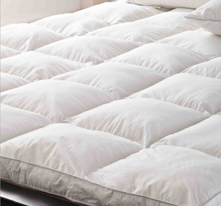 Plush Down Feather Twin Size Mattress Topper