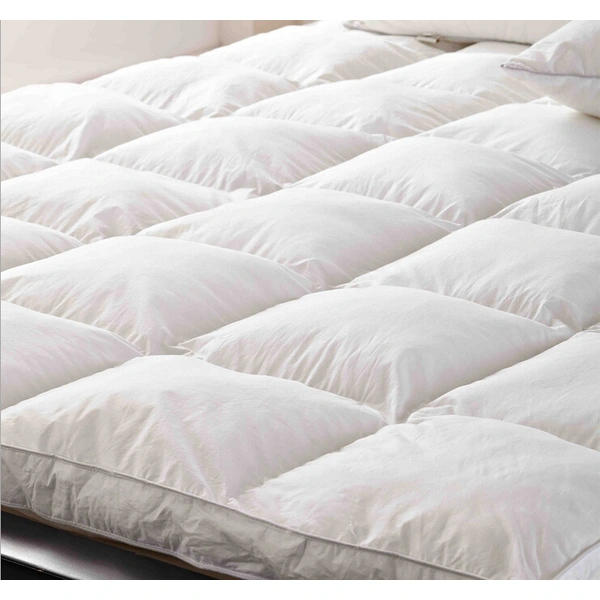 Plush Down Feather Twin Size Mattress Topper