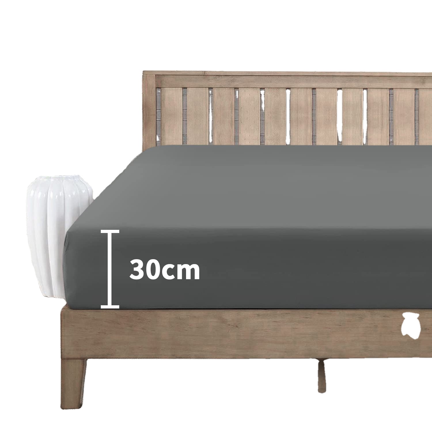 Polyester Quilted Mattress Protective Cover Set