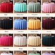 Solid Color Round Tablecloth for Events