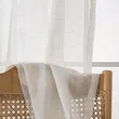 Linen Blend Sheer Curtains for Home Decor