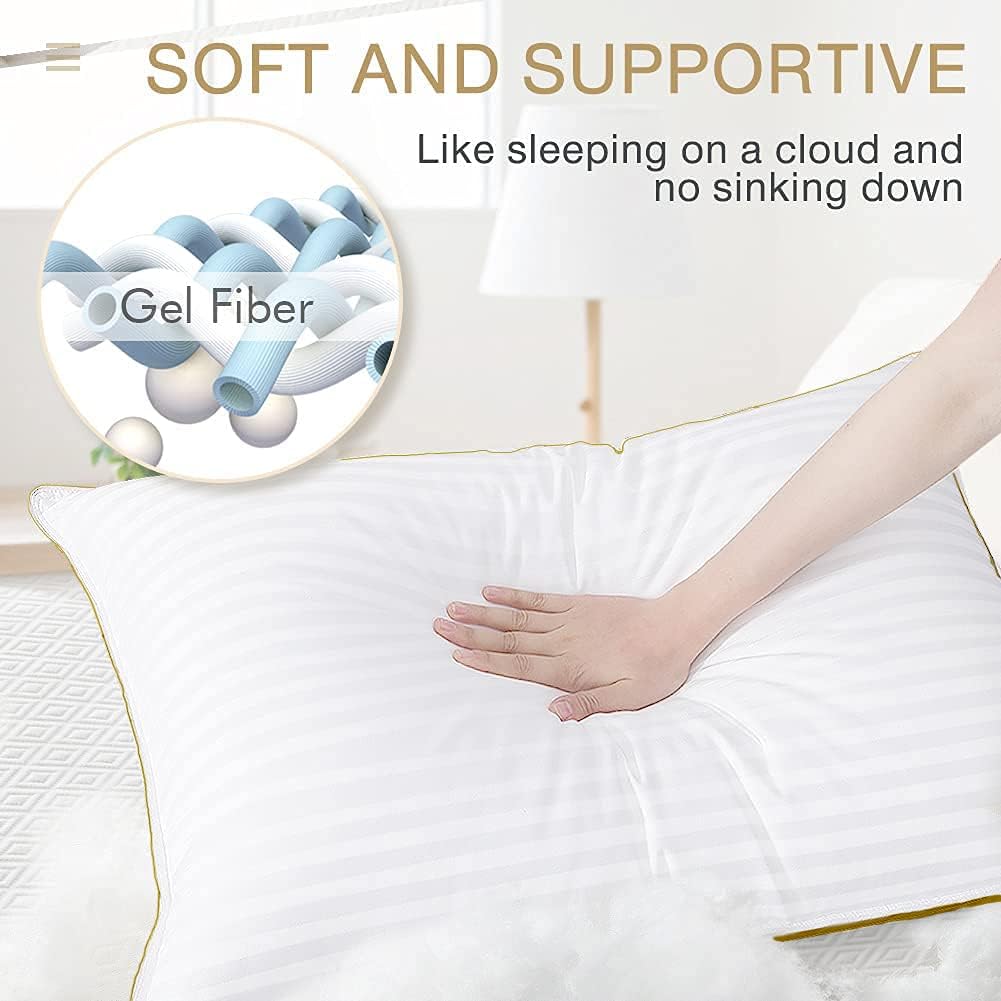 Cooling Cotton Pillow - Hotel Quality for All Sleepers