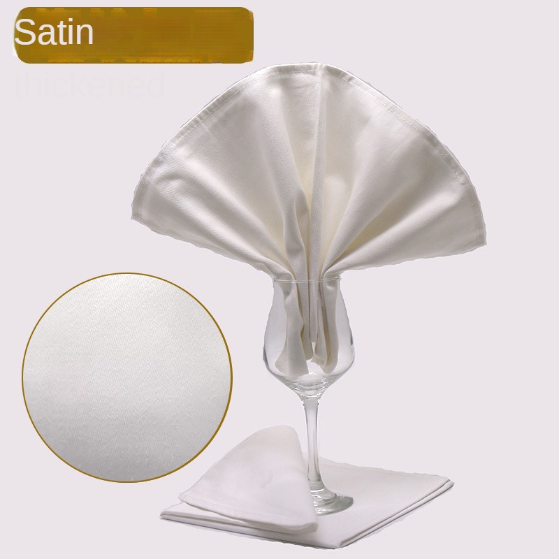 Wholesale Cotton Cloth Cup Cleaning Napkin for Hotels and Restaurants