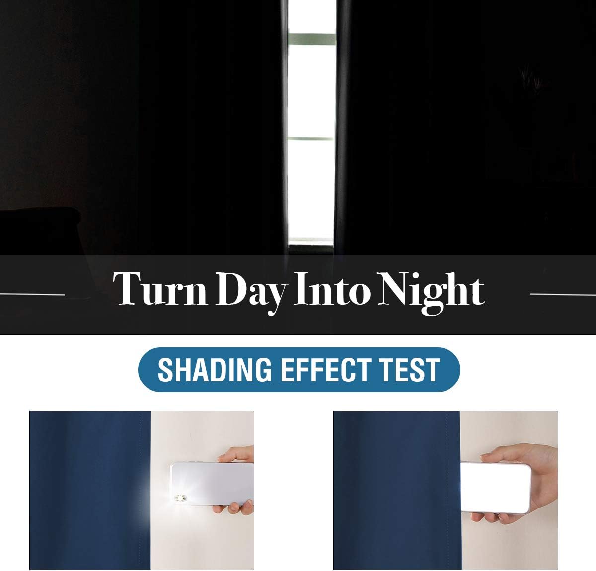 100% Blackout Curtains for Total Light Control