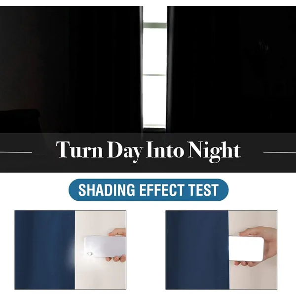 100% Blackout Curtains for Total Light Control