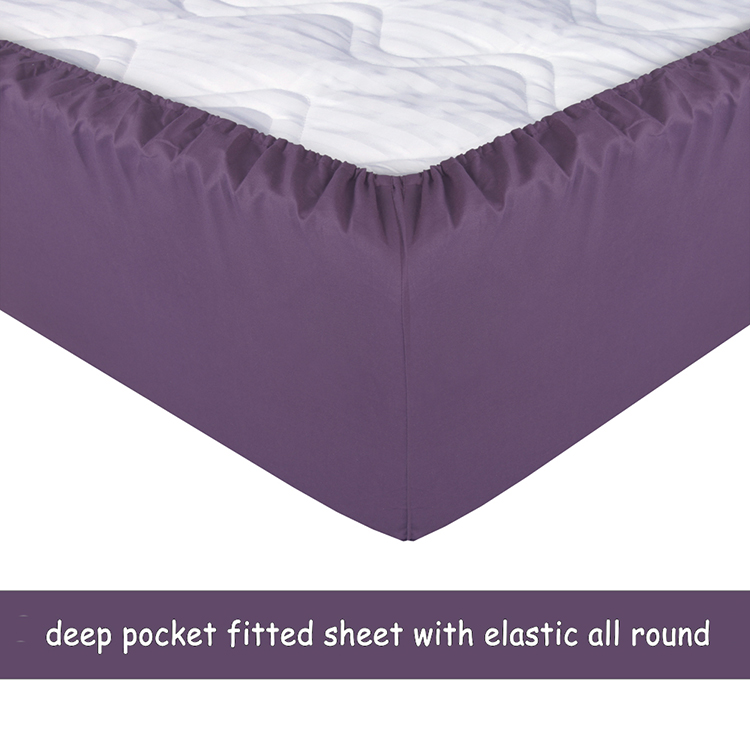 Luxury Blue Satin Cotton Bedding Set