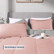 Customized Size Polyester Microfiber Comforter Set with Pillow Cases - 3 Pcs
