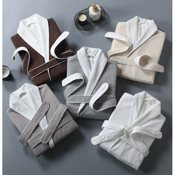Thickened Soft Absorbent Bathrobe for Couples