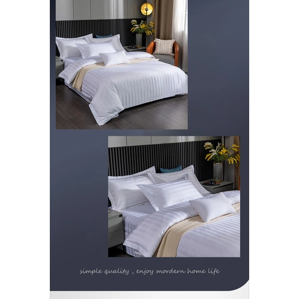 pure cotton four-piece muslim hotel bedding set 