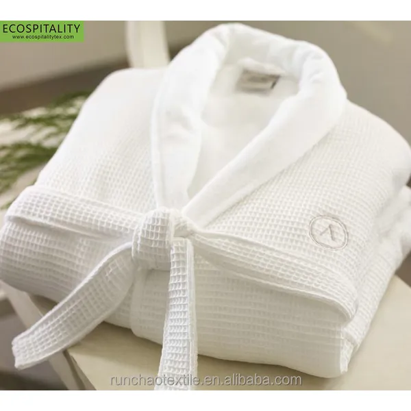 Luxury 100% Cotton Terry Towel & Waffle Bathrobe