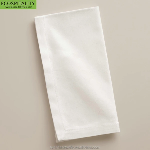 Servilleta de mesa blanca premium de Guangzhou