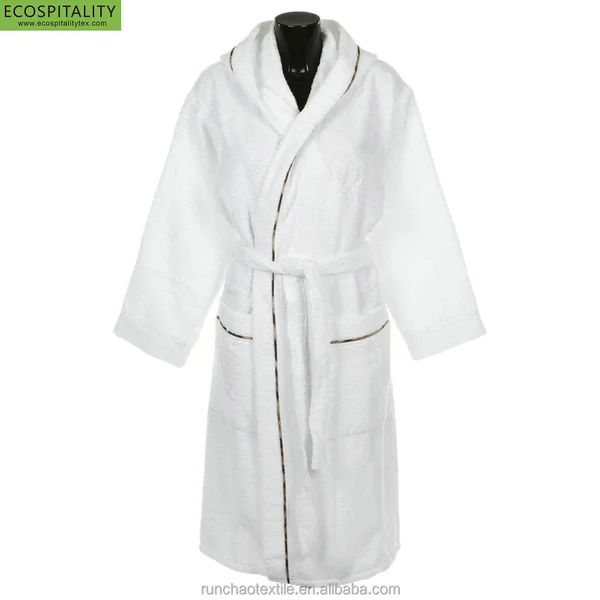 Premium 100% Cotton Terry Hotel Bathrobe