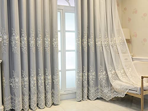 Custom Luxury Embroidery Curtains for Bedroom & Hotel