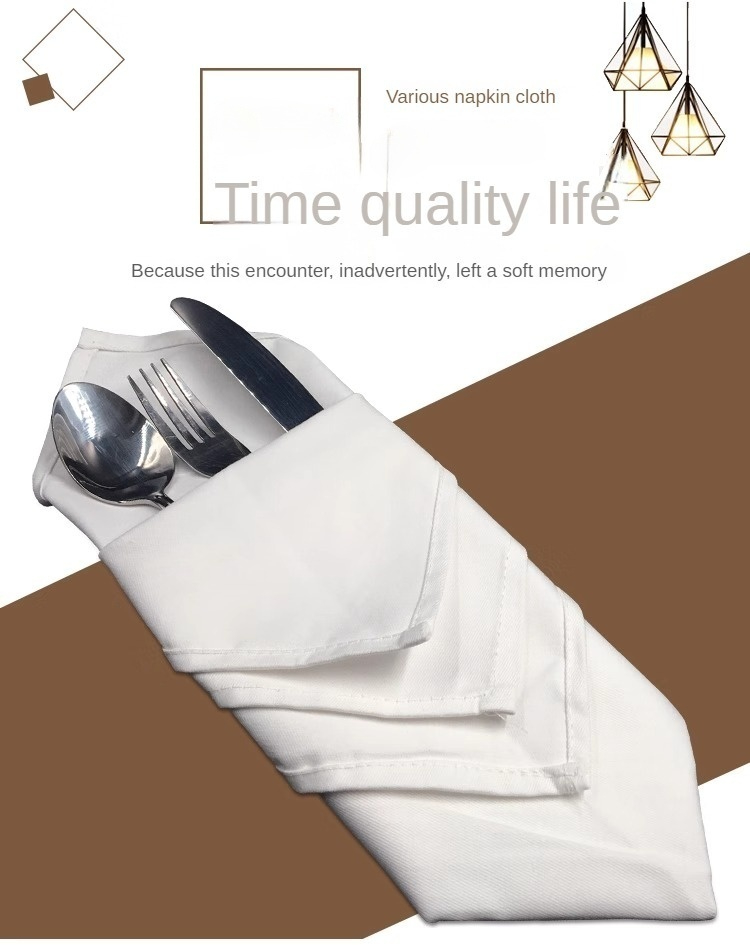 Wholesale Cotton Cloth Cup Cleaning Napkin for Hotels and Restaurants