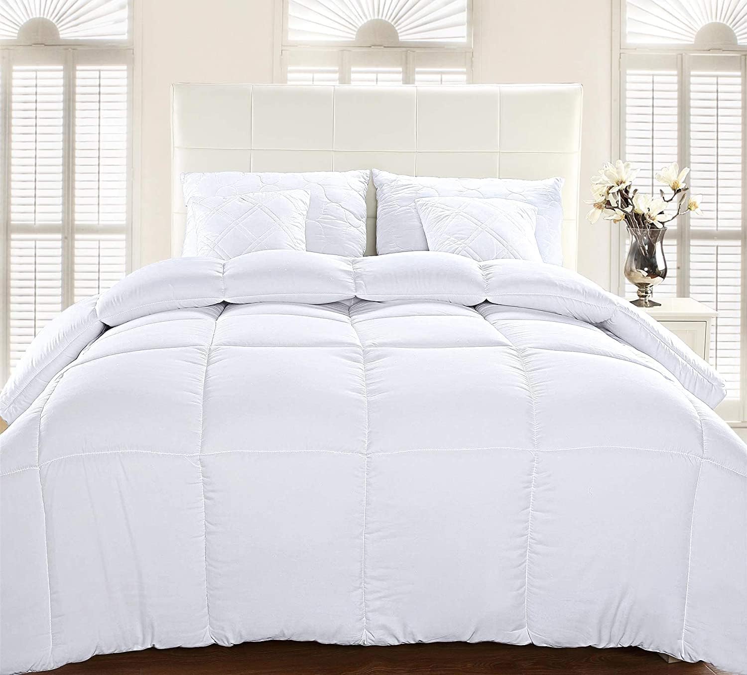 Queen White Bedding Comforter Duvet Insert