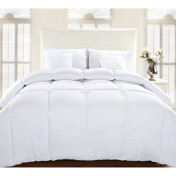 Queen White Bedding Comforter Duvet Insert