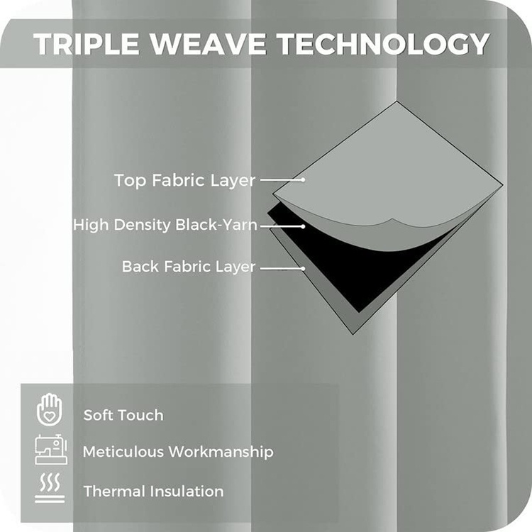 Luxuriant Extra Long Blackout Curtains for Villas