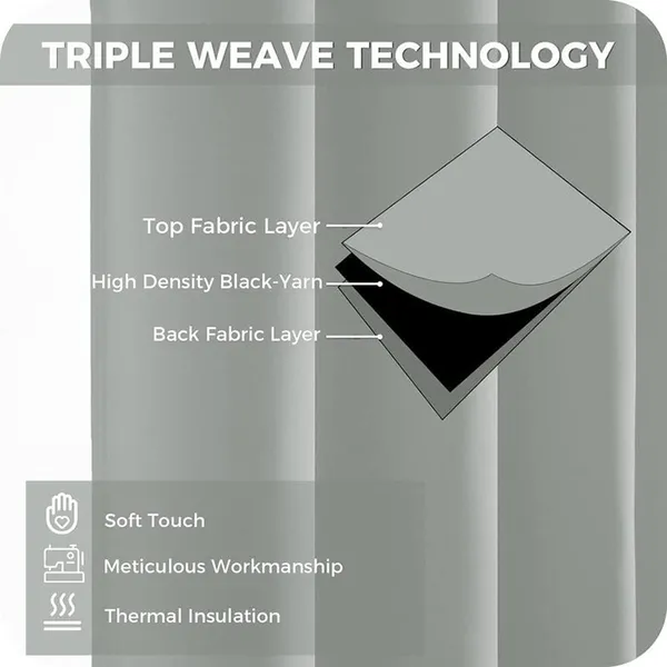 Luxuriant Extra Long Blackout Curtains for Villas