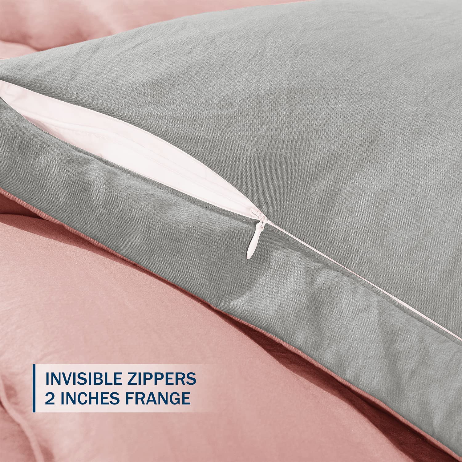 Customized Size Polyester Microfiber Comforter Set with Pillow Cases - 3 Pcs