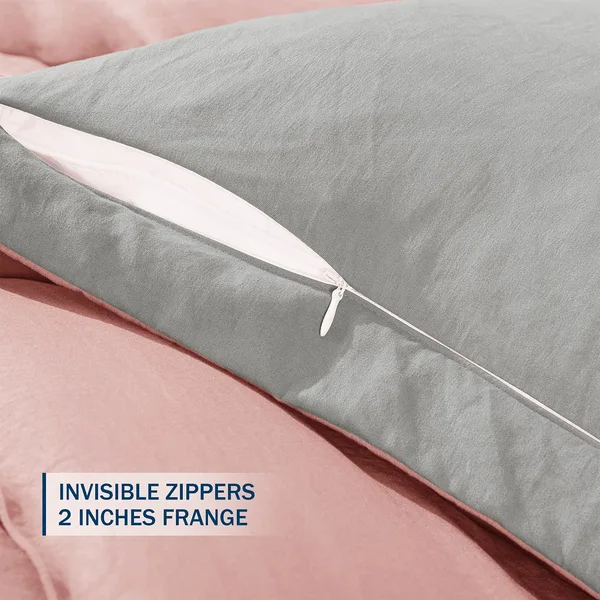 Customized Size Polyester Microfiber Comforter Set with Pillow Cases - 3 Pcs