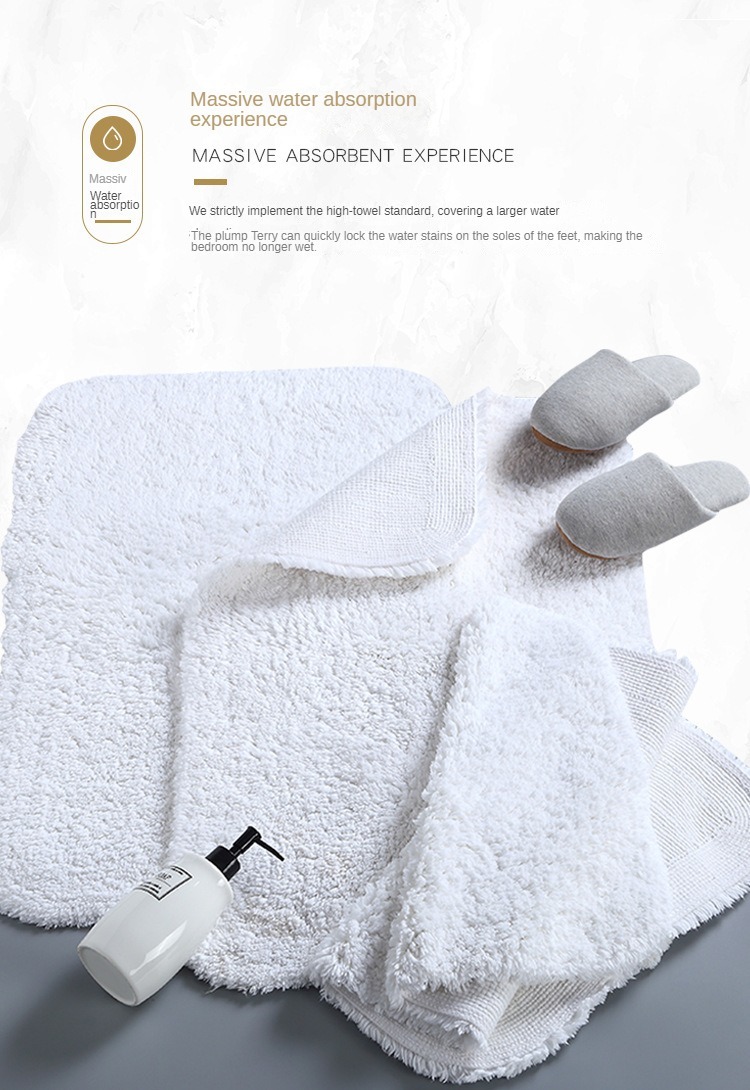 Runchao Hotel Long-Staple Cotton Bath Mat