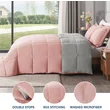 Customized Size Polyester Microfiber Comforter Set with Pillow Cases - 3 Pcs