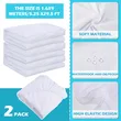Soft Cotton White Hospital Bed Sheets - Fully Fitted