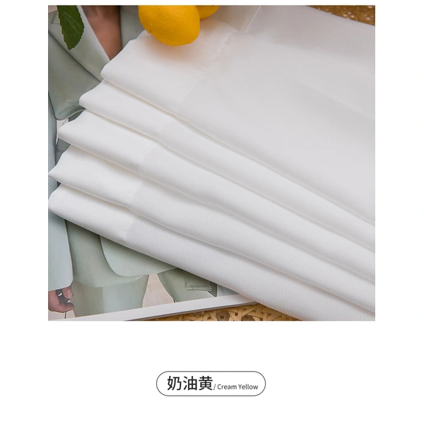 Thickened Fishtail Sheer Curtain with Fishbone Pattern