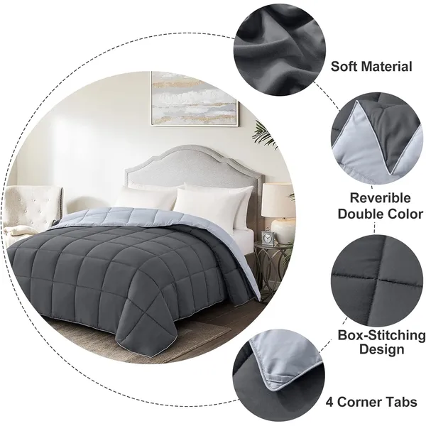 Cozy Lightweight King Comforter - All Season