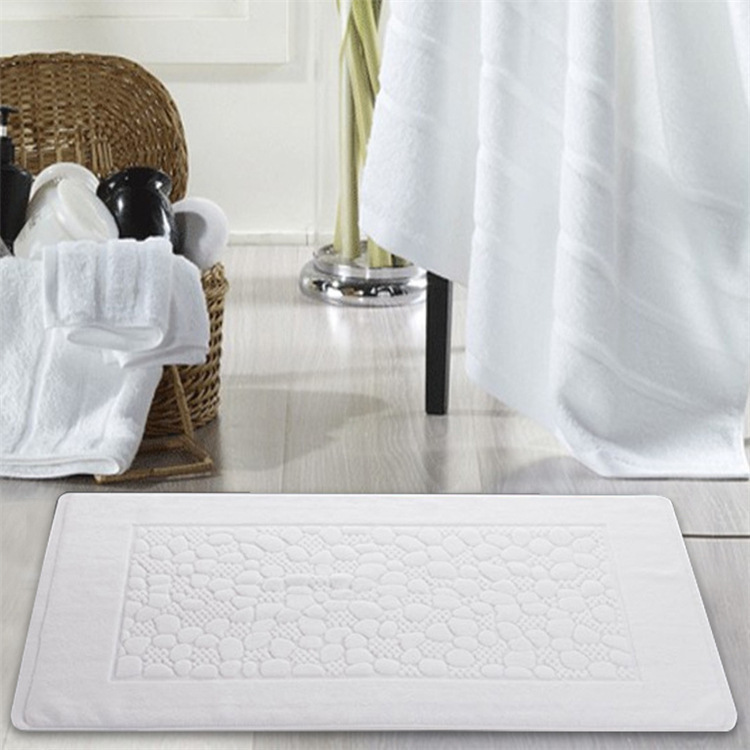 Customized Pure Cotton Jacquard Bath Mats