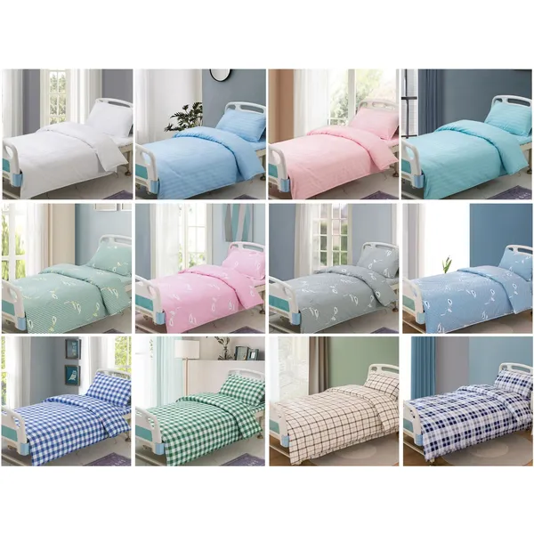Thickened Polyester Cotton Medical Bed Set