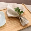 Embroidered Cotton and Linen Napkin Cloth for Weddings