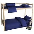 Cotton Three-Piece Quilt Cover Bed Sheet Fire Unit Dormitory Single ding Flame Blue school bedding set