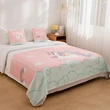 Cartoon Digital Runner Bedspread for Kids