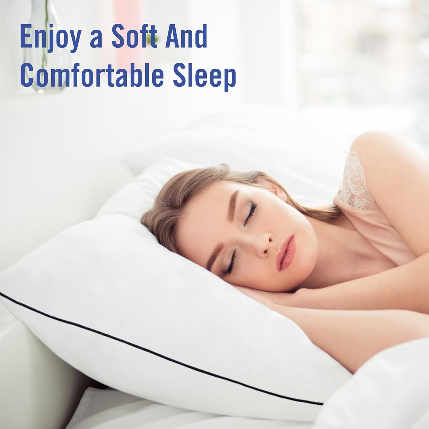 Cooling Microfiber Bed Pillows for All Sleepers