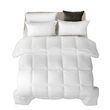 Affordable King Size Microfiber White Bed Quilt Comforter