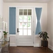 Thick Plain French Door Curtain Rods for Insulation and Shading