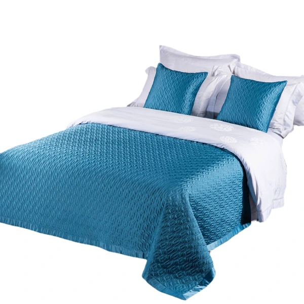 Solid Color Quilted Blanket & Pillow Set