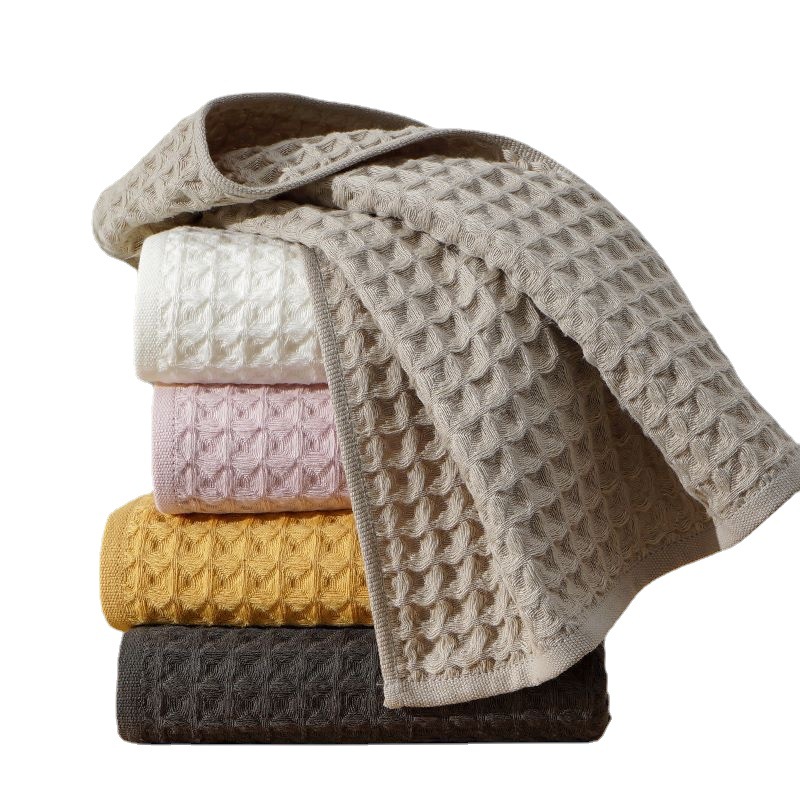 Soft Absorbent Cotton Waffle Towels for Adults | Wholesale