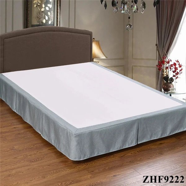 Runchao Hotel Bed Skirt Linen for Guestrooms