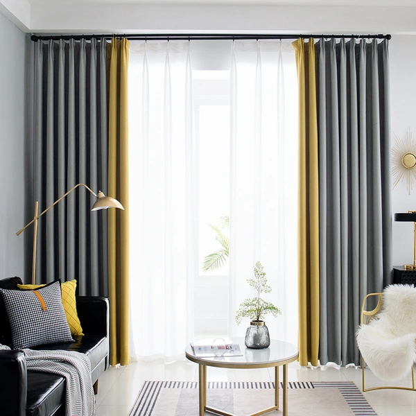Custom Thickened Polyester Fiber Curtains for Modern Spaces