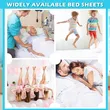Soft Cotton White Hospital Bed Sheets - Fully Fitted