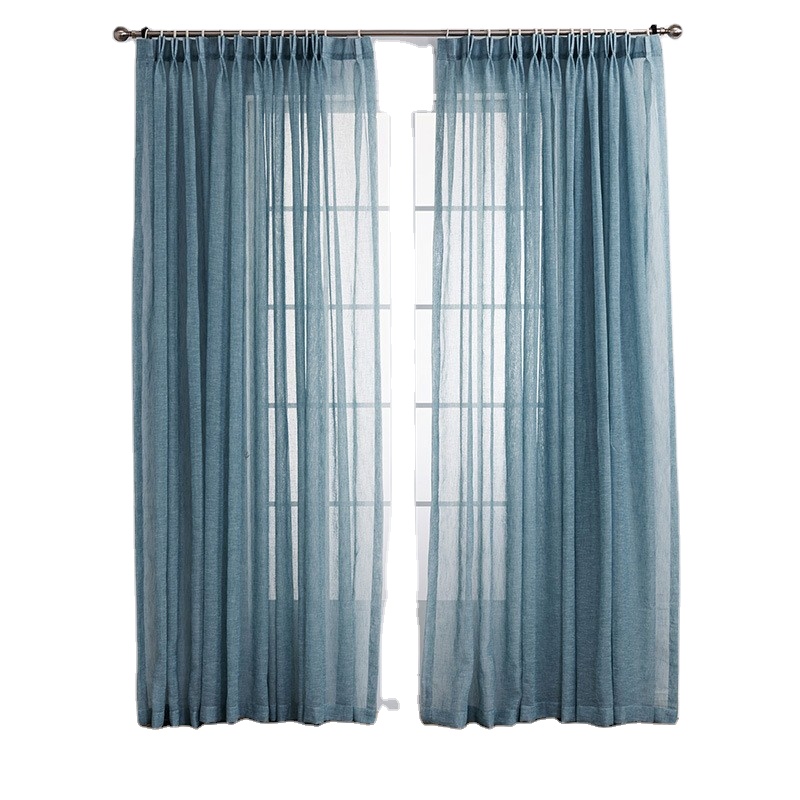 Factory Direct American Cross-Border Valance Curtain - Simple Mesh Design