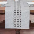 Stylish Double-Layer Eyelet Table Runner